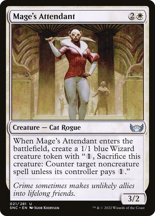 Mage's Attendant (SNC-021) - uncommon - Foil