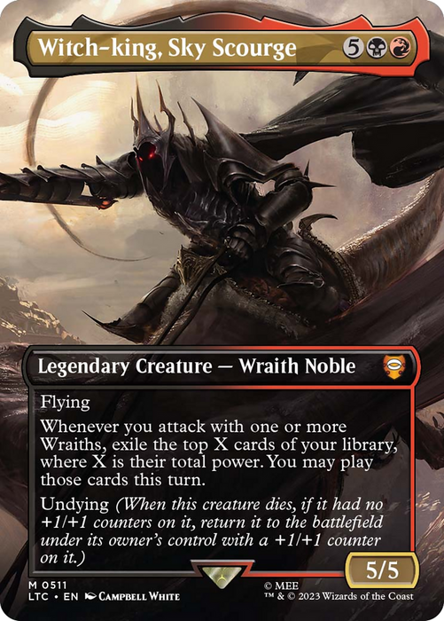 Witch-king, Sky Scourge (LTC-511) - mythic (Borderless) - Foil