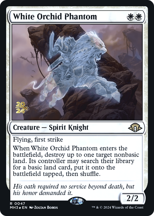 White Orchid Phantom (PRE-47S) - rare - Foil