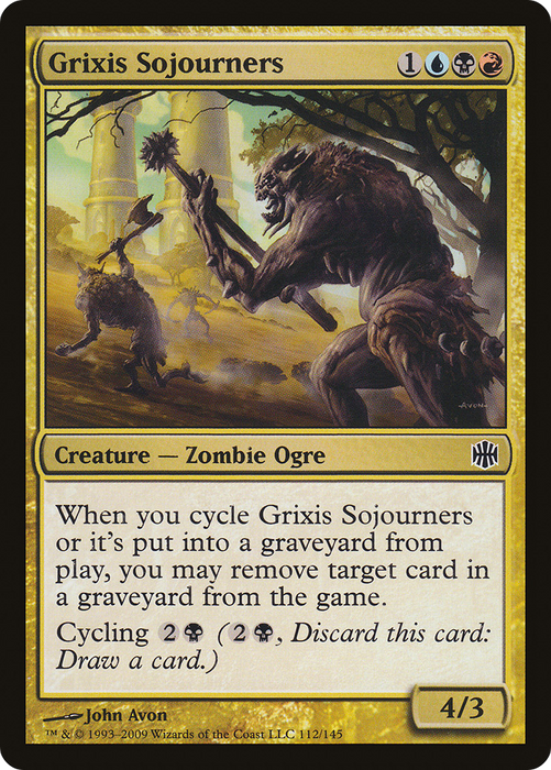 Grixis Sojourners (ARB-112) - common
