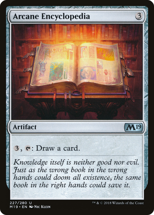 Arcane Encyclopedia (M19-227) - uncommon