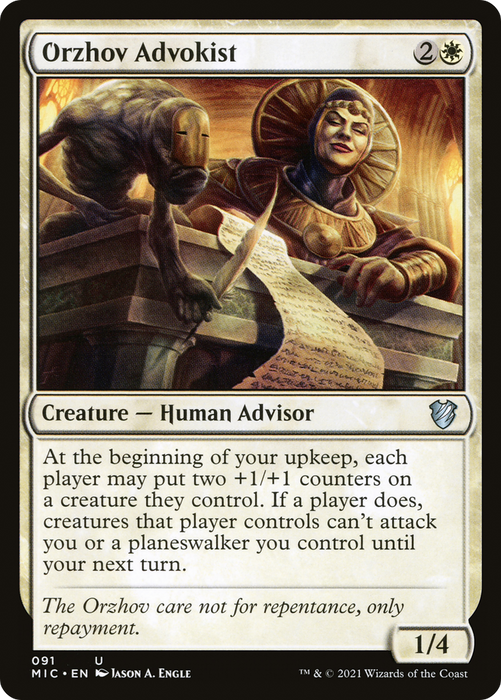 Orzhov Advokist (MIC-091) - uncommon