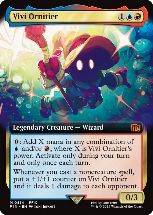 Vivi Ornitier (FIN-514) - mythic: (Extended Art) - Foil