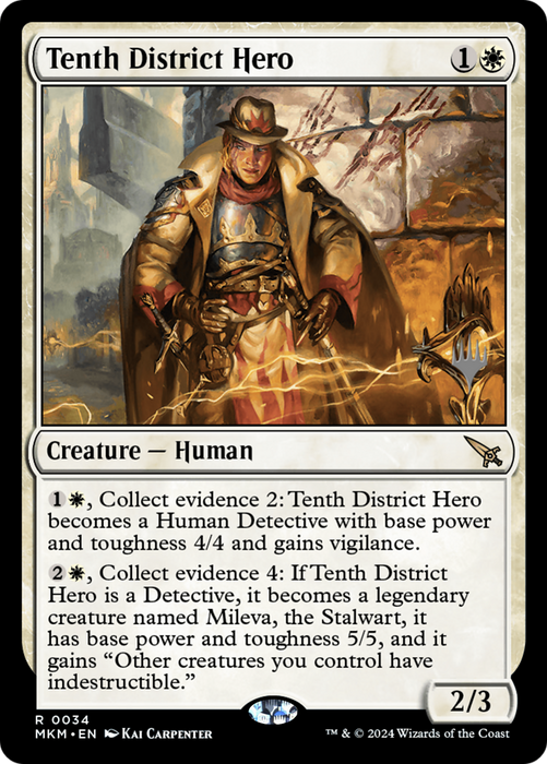 Tenth District Hero (PPMKM-34P) - rare - Foil