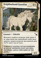Neighborhood Guardian (MKM-339) - uncommon: (Showcase) - Foil