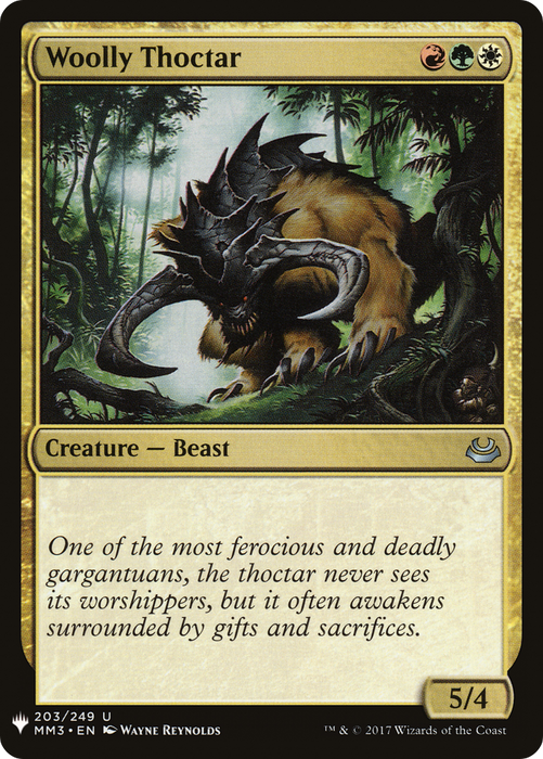 Woolly Thoctar (LIST-MM3-203) - uncommon