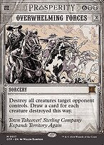 Overwhelming Forces (OTP-017) - mythic: (Showcase) (Borderless)