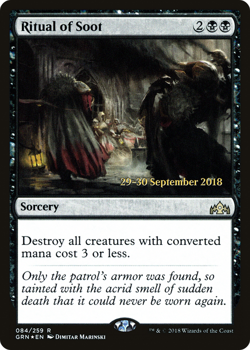 Ritual of Soot (PRE-84S) - rare - Foil
