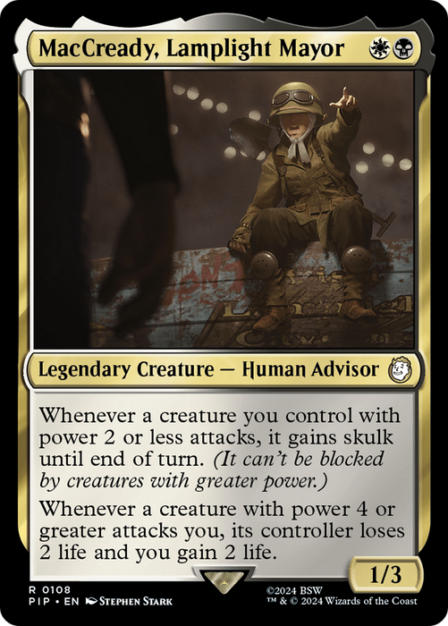 MacCready, Lamplight Mayor (PIP-108) - rare - Foil