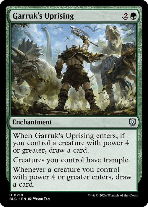 Garruk's Uprising (BLC-219) - uncommon