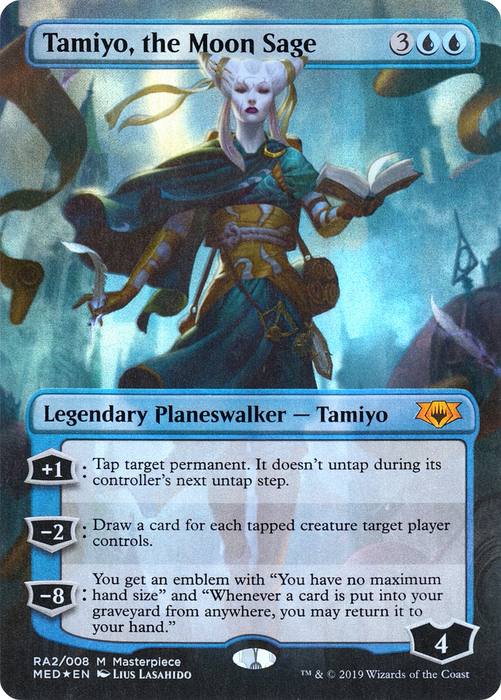 Tamiyo, the Moon Sage (MED2-RA2) - mythic (Borderless) - Foil