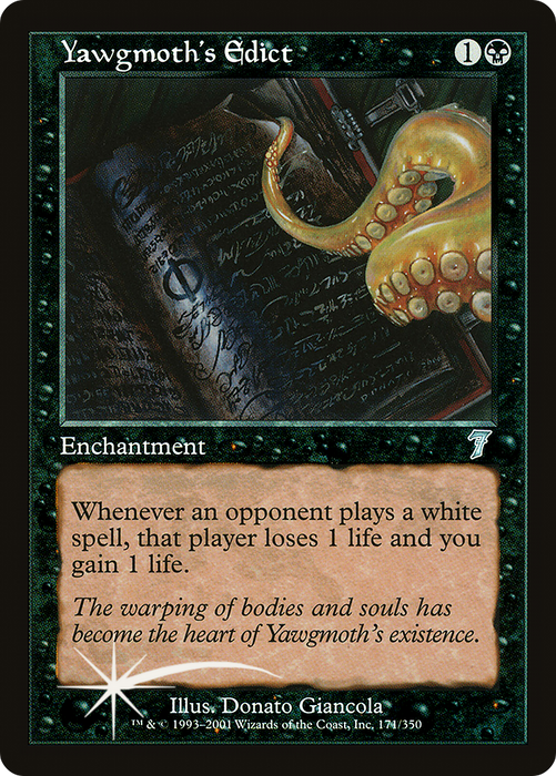 Yawgmoth's Edict (7ED-171★) - uncommon - Foil