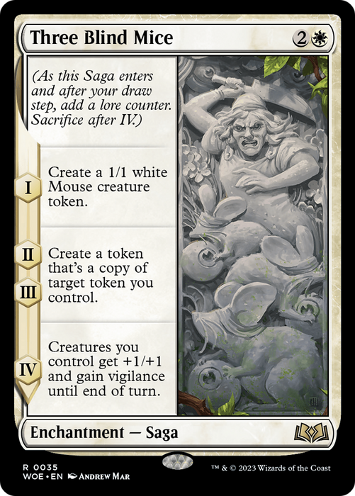 Three Blind Mice (WOE-035) - rare - Foil