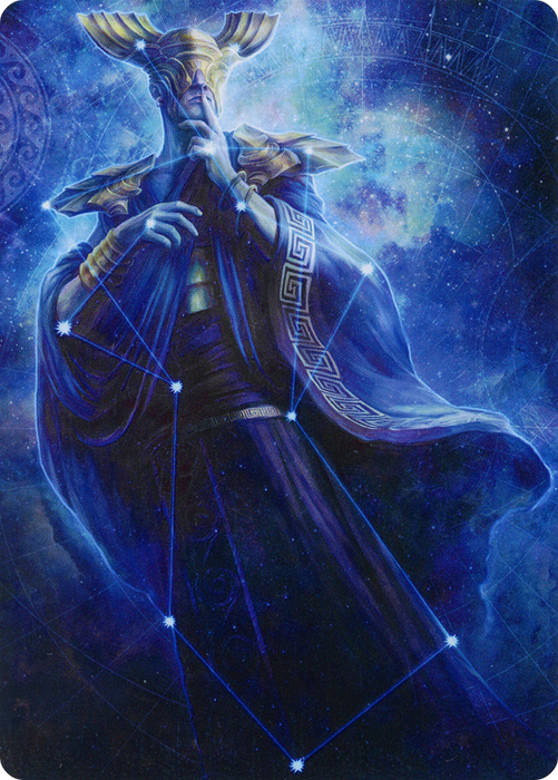 Atris, Oracle of Half-Truths // Atris, Oracle of Half-Truths (AMOM-078) - common (Borderless) - Foil