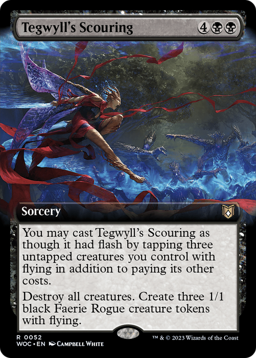 Tegwyll's Scouring (WOC-052) - rare: (Extended Art)