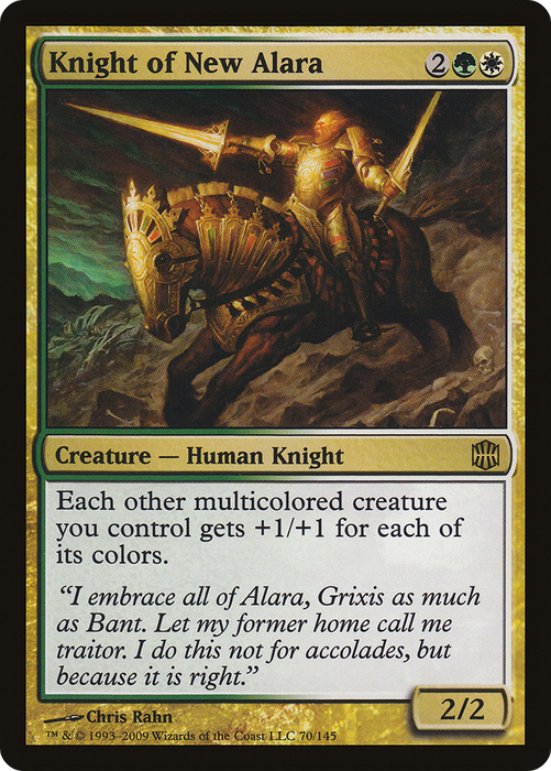Knight of New Alara (ARB-070) - rare