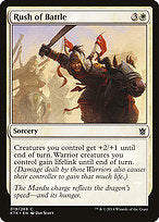 Rush of Battle (KTK-019) - common - Foil