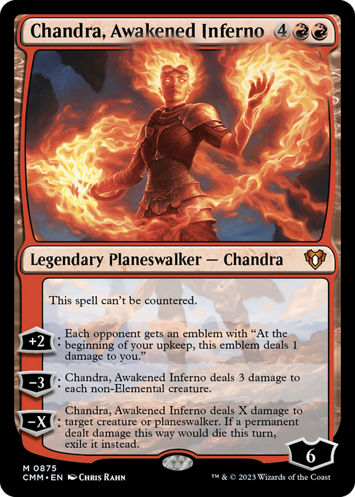 Chandra, Awakened Inferno (CMM-875) - mythic