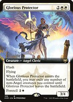 Glorious Protector (KHM-335) - rare: (Extended Art) - Foil
