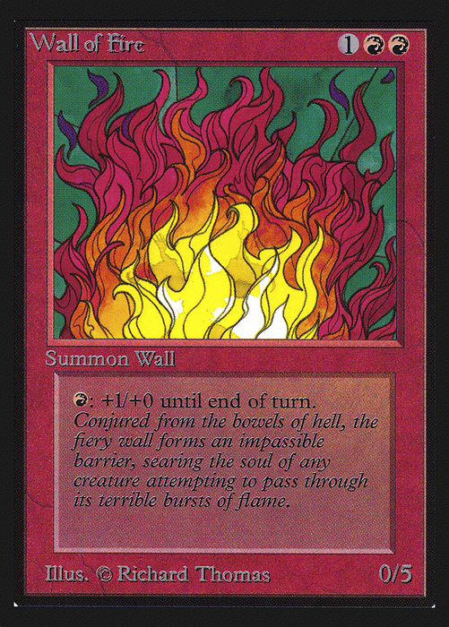 Wall of Fire (IED-182) - uncommon
