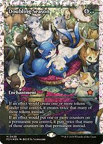 Doubling Season (FDN-438) - mythic: (Showcase) - Foil