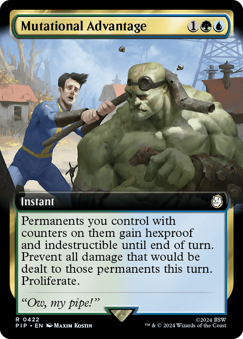 Mutational Advantage (PIP-422) - rare: (Extended Art) - Foil