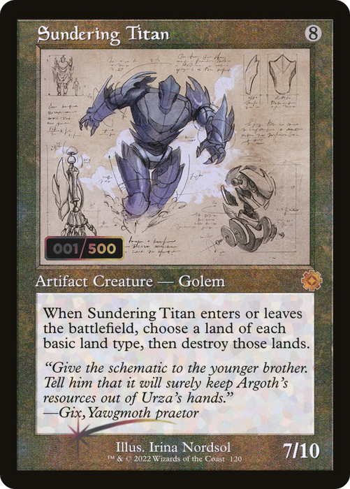 Sundering Titan (BRR-120Z) - mythic - Foil