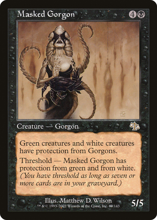Masked Gorgon (JUD-069) - rare - Foil
