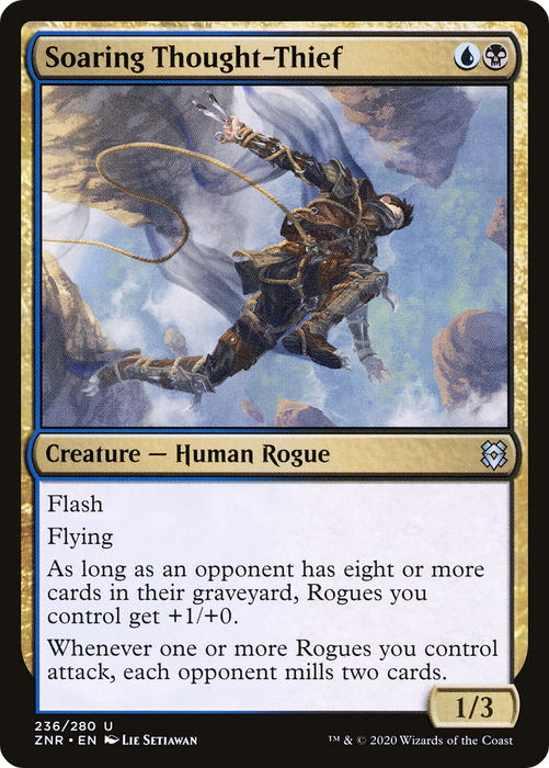 Soaring Thought-Thief (ZNR-236) - uncommon - Foil