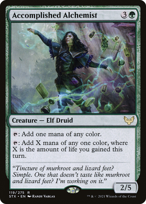 Accomplished Alchemist (STX-119) - rare - Foil