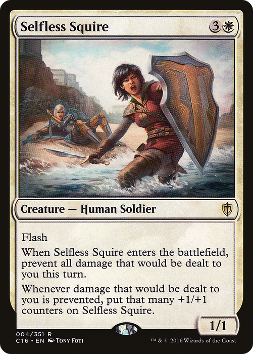 Selfless Squire (C16-004) - rare