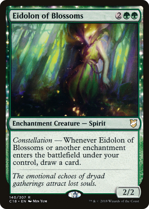 Eidolon of Blossoms (C18-140) - rare: (enchantment)