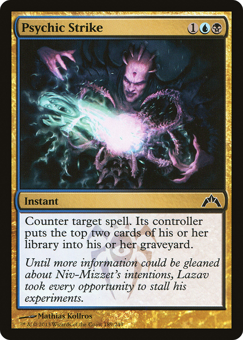 Psychic Strike (GTC-189) - common - Foil
