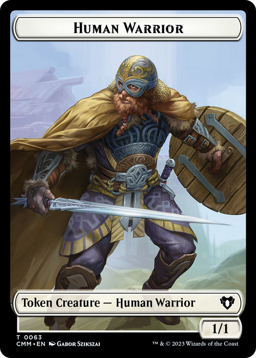 Human Warrior (TCMM-063) - common - Foil