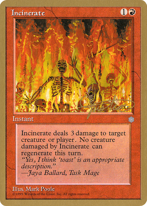 Incinerate (WCD-MJ194) - common