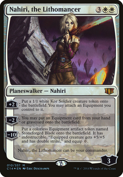 Nahiri, the Lithomancer (OVER-010) - mythic - Foil