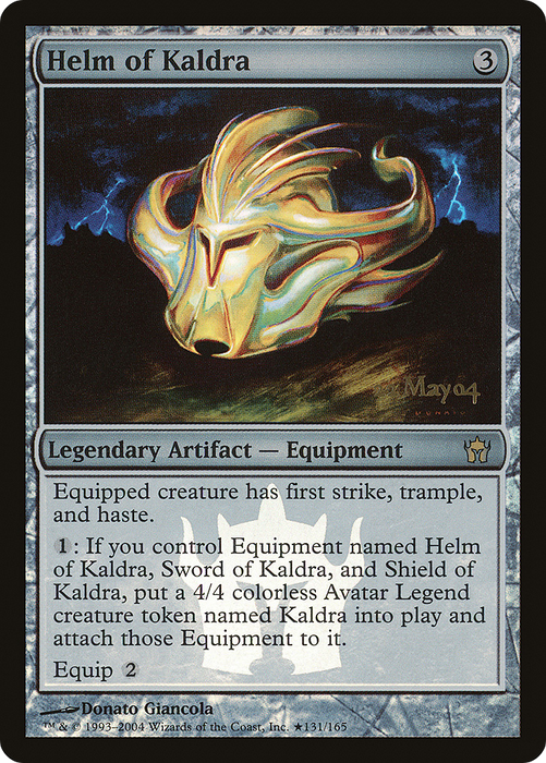 Helm of Kaldra (PRE-131★) - rare - Foil