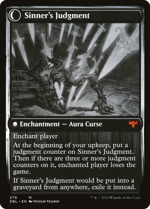 Faithbound Judge // Sinner's Judgment (DBL-279) - mythic: (Double Faced Transform) - Foil