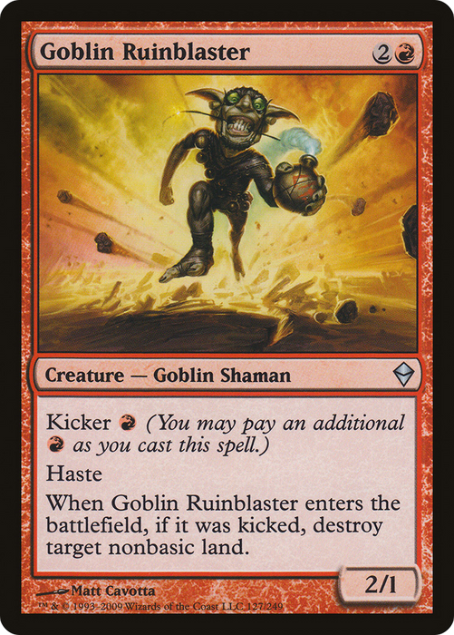 Goblin Ruinblaster (ZEN-127) - uncommon