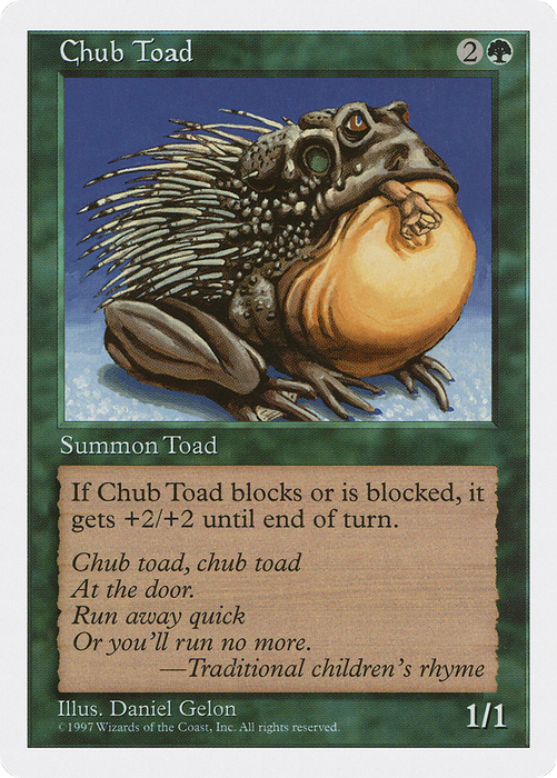 Chub Toad (5ED-283) - common