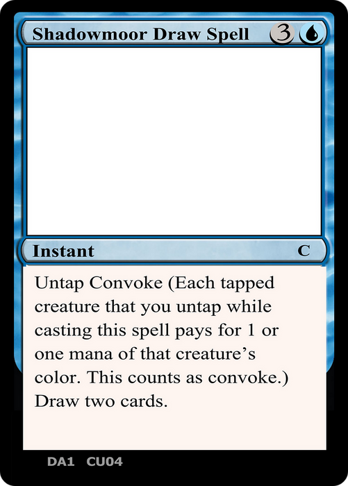 Shadowmoor Draw Spell (UNK-CU04B) - common
