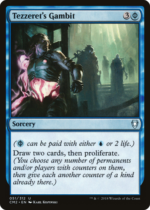 Tezzeret's Gambit (CM2-051) - uncommon