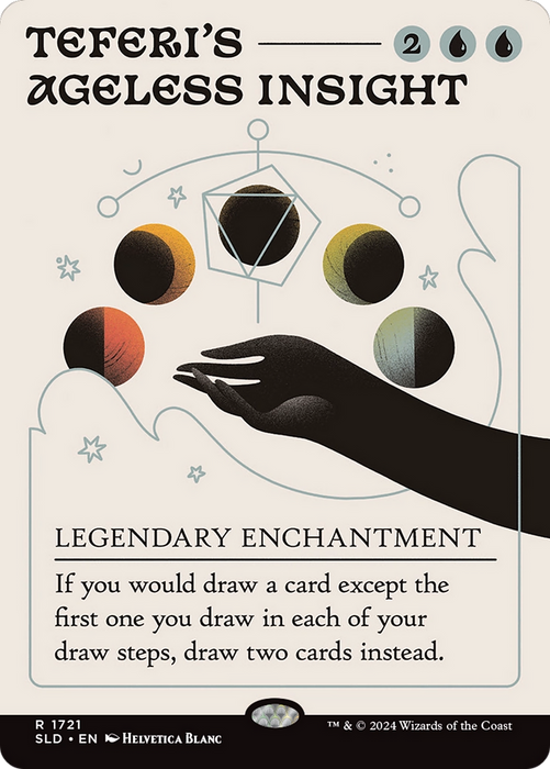 Teferi's Ageless Insight (SLD-1721) - rare (Borderless) - Foil