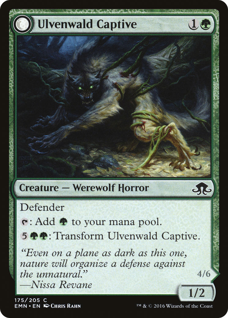 Ulvenwald Captive // Ulvenwald Abomination (EMN-175) - common: (mooneldrazidfc) - Foil