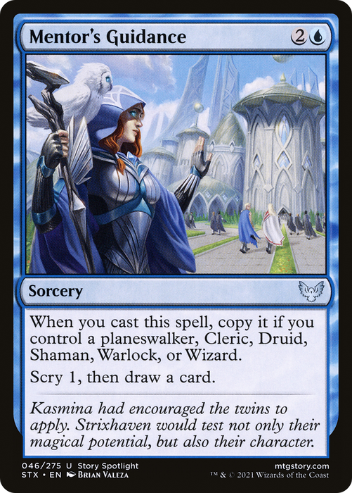 Mentor's Guidance (STX-046) - uncommon - Foil