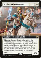 Acclaimed Contender (ELD-334) - rare: (Extended Art)