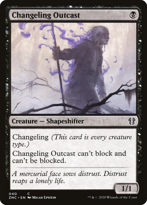 Changeling Outcast (ZNC-040) - common