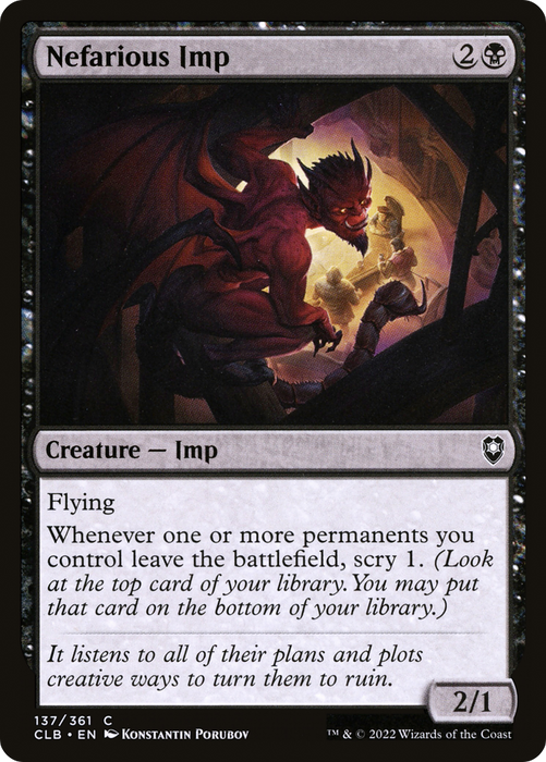 Nefarious Imp (CLB-137) - common