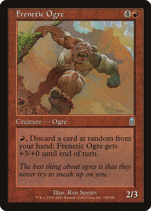 Frenetic Ogre (ODY-195) - uncommon - Foil