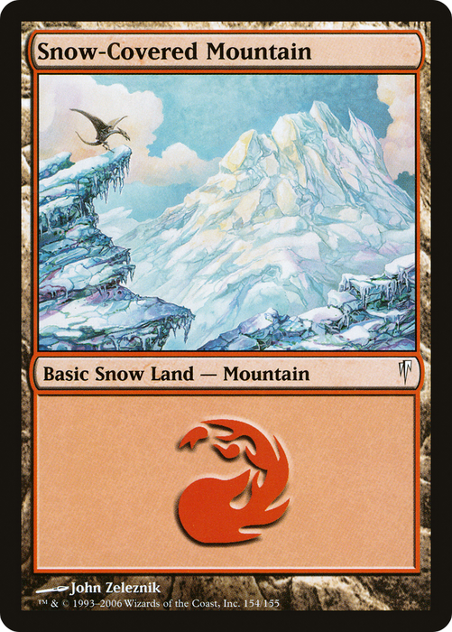 Snow-Covered Mountain (CSP-154) - common - Foil